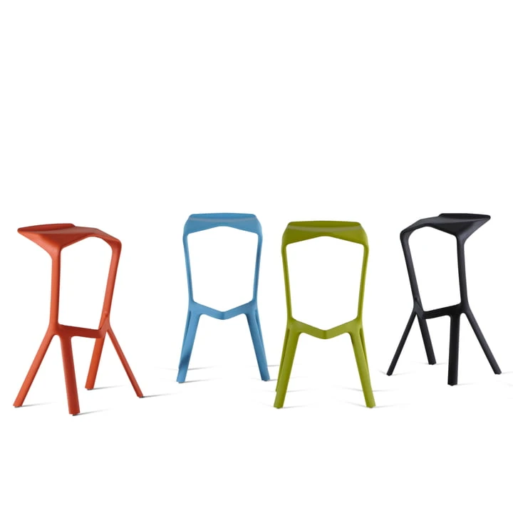 Plank - Miura Stool, White (RAL 9010) - Image 3