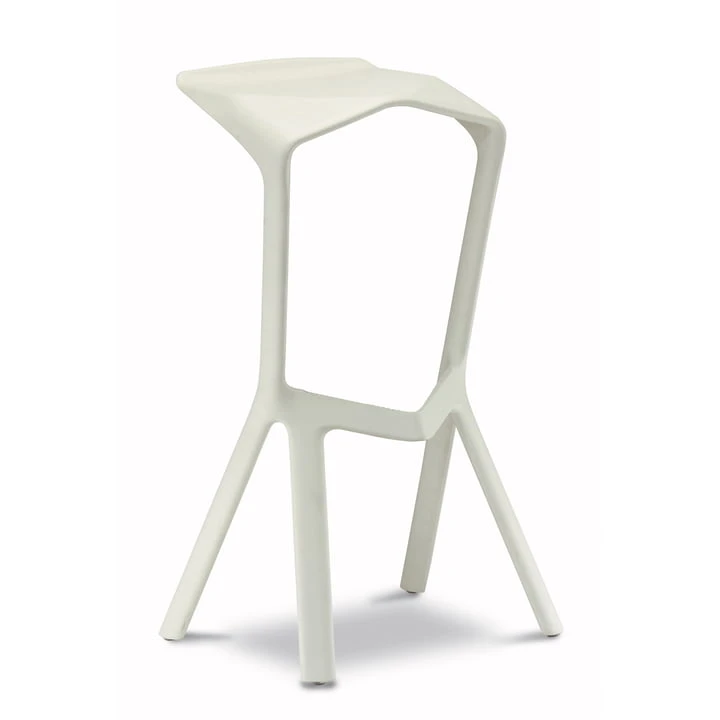 Plank - Miura Stool, White (RAL 9010)