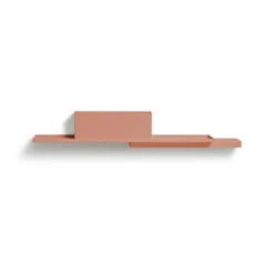 Puik - Duplex Wall Shelf, Beige Red (RAL 3021)