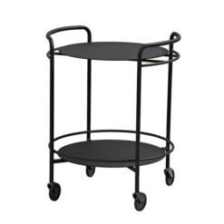 Sack It - Serve It Mobile Side Table, Black