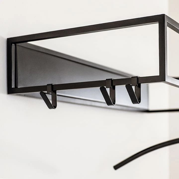 Schönbuch - Rack Wall Coat Rack, Black - Image 3