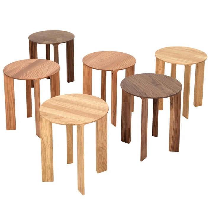 Schönbuch - Hans Stool & Side Table, Natural Oiled Oak - Image 2