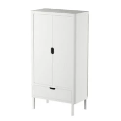 Sebra - Children's Wardrobe 2-door, Classic White