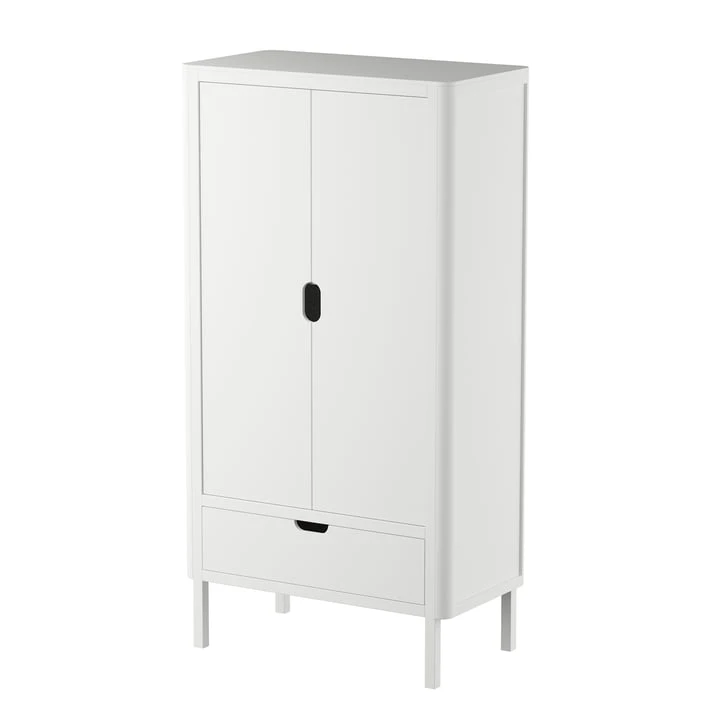 Sebra - Children's Wardrobe 2-door, Classic White