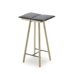 Fritz Hansen - Skagerak Georg Bar Stool H 67 Cm, Oak / Dark Gray