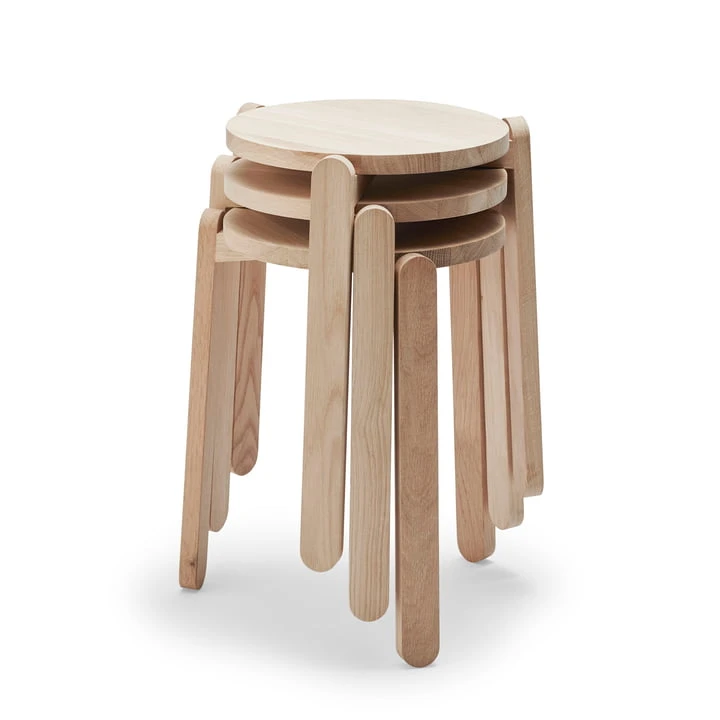 Fritz Hansen - Skagerak Nomad Stool, Oak - Image 2
