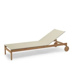 Fritz Hansen - Skagerak Pelago Sun Lounger, Teak / Sand