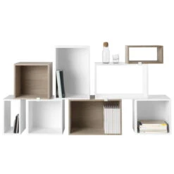 Muuto - Mini Stacked System Shelf Module, Small / White