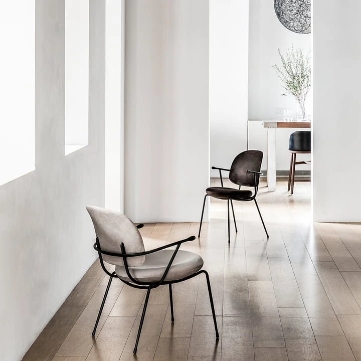 Stellar Works - Industry Lounge Chair, Grey / Black - Image 2