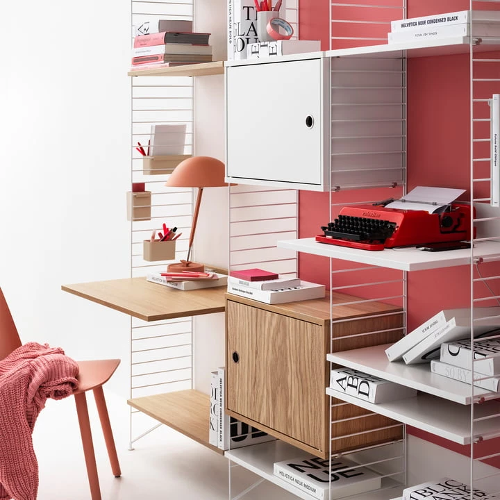 String - Cabinet Module With Door, 58 X 30 Cm, White - Image 9