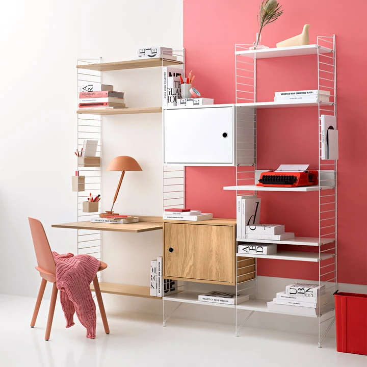 String - Cabinet Module With Door, 58 X 30 Cm, White - Image 4