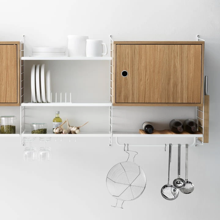 String - Cabinet Module With Door, 58 X 30 Cm, White - Image 6