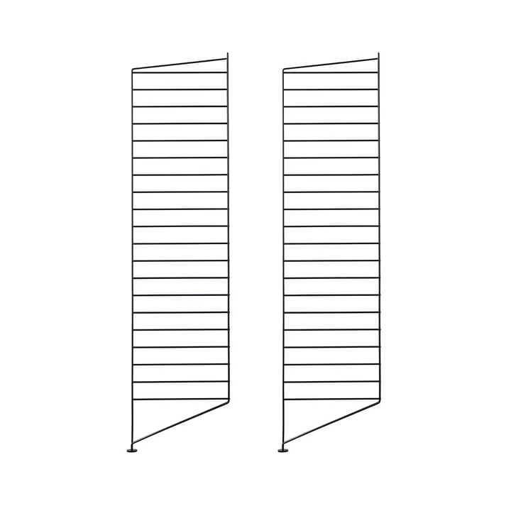 String - Floor Ladder For String (Works) Shelf 115 X 30 Cm (set Of 2), Black