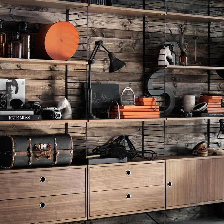 String - Shelf 58 X 20 Cm (pack Of 3), Walnut - Image 13