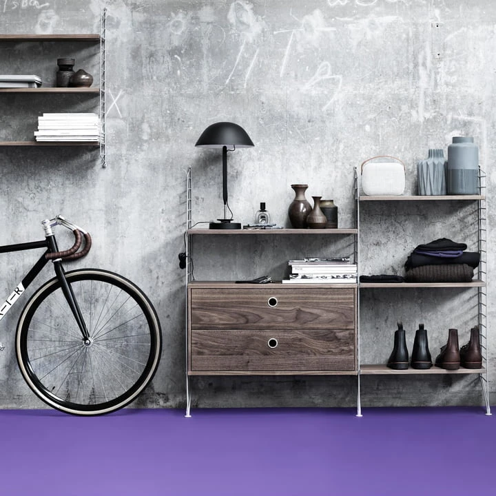 String - Shelf 58 X 20 Cm (pack Of 3), Walnut - Image 11