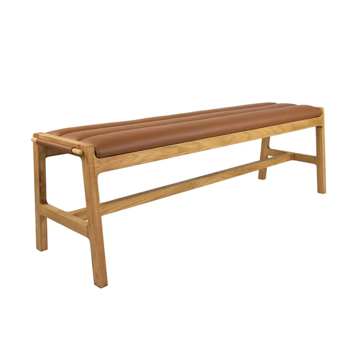 Studio Zondag - Leef Bench 140 Cm, Oak / Cognac - Image 3