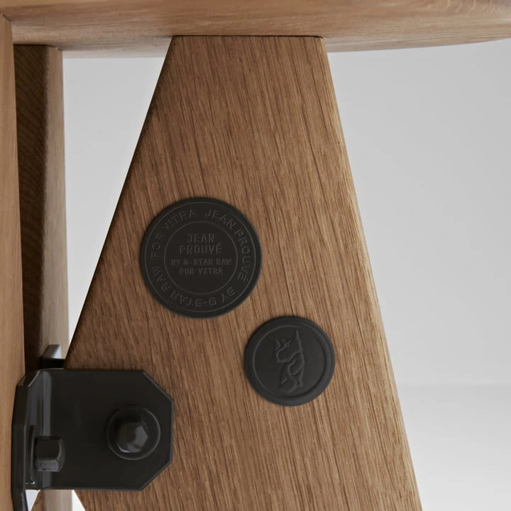 Vitra - Tabouret Solvay , Dark Oak / Black - Image 8