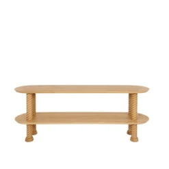 The Hansen Family - Rope Shelf Base, Oak
