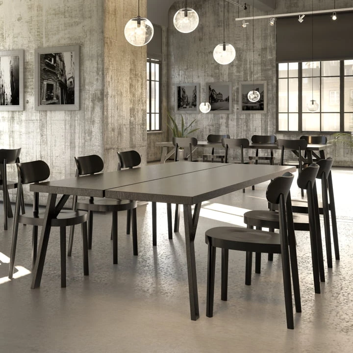 Thonet - 118 M Chair, Beech Walnut Stained - Image 3