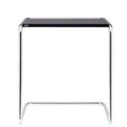 Thonet - B 97 A Set Table, Chrome / Top Coat Deep Black (RAL 9005)