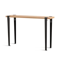 TipToe - LIMA Console Table, Oak / Graphite Black