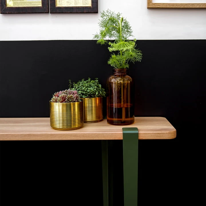 TipToe - LIMA Console Table, Oak / Graphite Black - Image 2