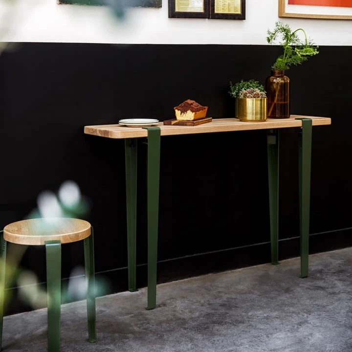 TipToe - LIMA Console Table, Oak / Graphite Black - Image 3