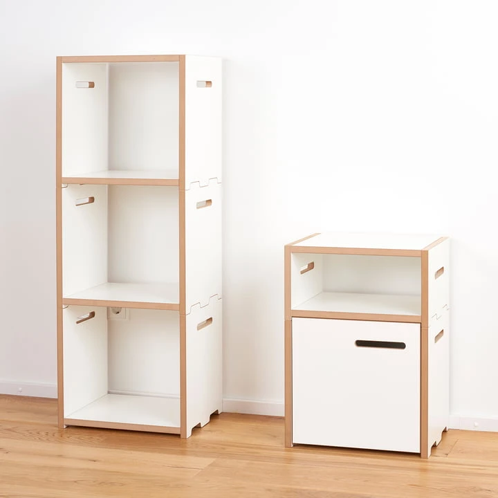 Tojo - Halbstark Shelving System, Basic Module, White - Image 9