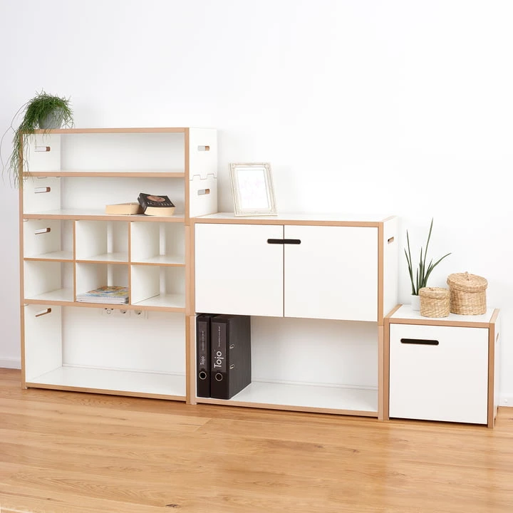 Tojo - Halbstark Shelving System, Basic Module, White - Image 6