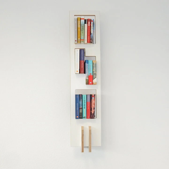 Tojo - Reading Material Bookshelf, White - Image 2
