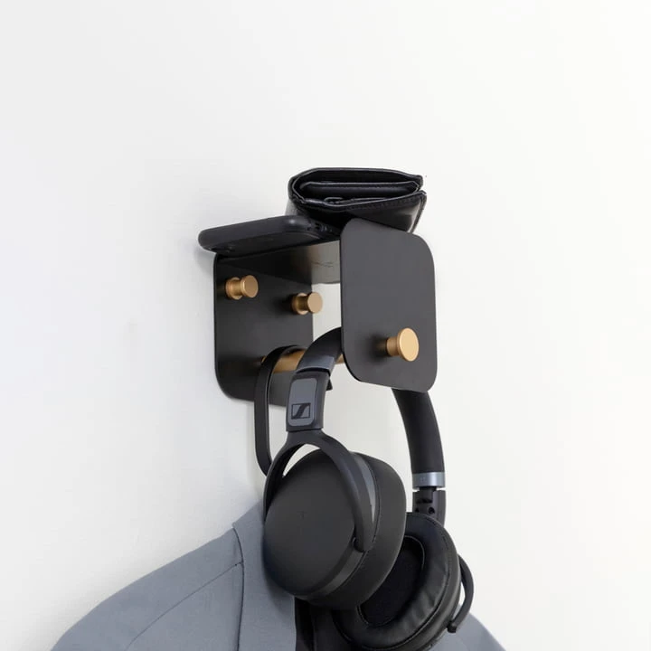 Umage - Hang In There Wall Coat Rack, Black - Image 3