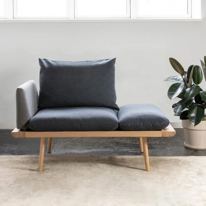 Umage - Lounge Around 1. 5 Seater, Oak / Sugar Brown - Image 4