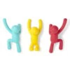 Umbra - Buddy Wall Hook Set Of 3, Blue / Yellow / Red