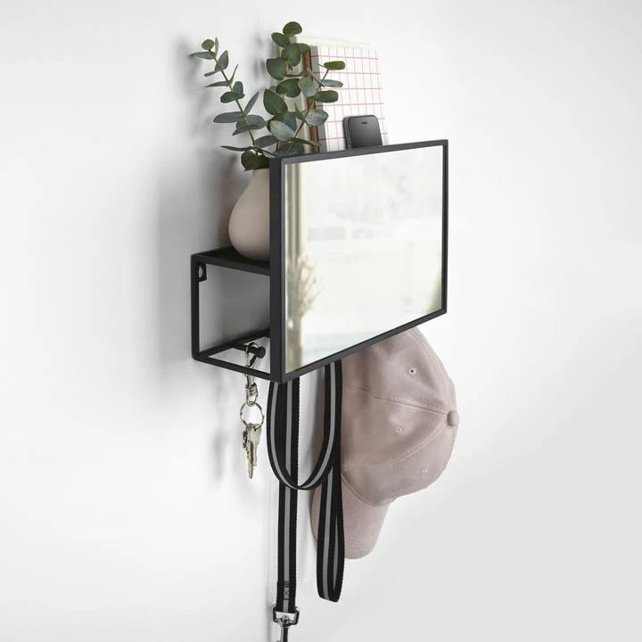 Umbra - Cubiko Organizer With Mirror, Black - Image 4