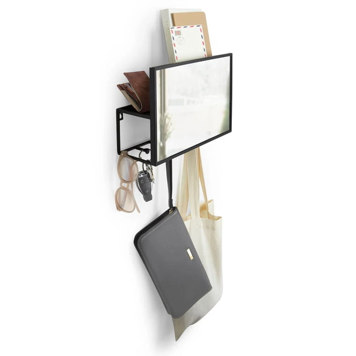 Umbra - Cubiko Organizer With Mirror, Black - Image 3