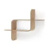 Umbra - Montage Floating Shelf, Natural Rubber Wood