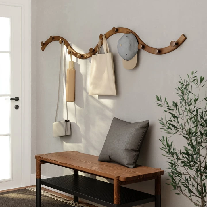 Umbra - Slinka Wardrobe Rail, Ash Nature - Image 2