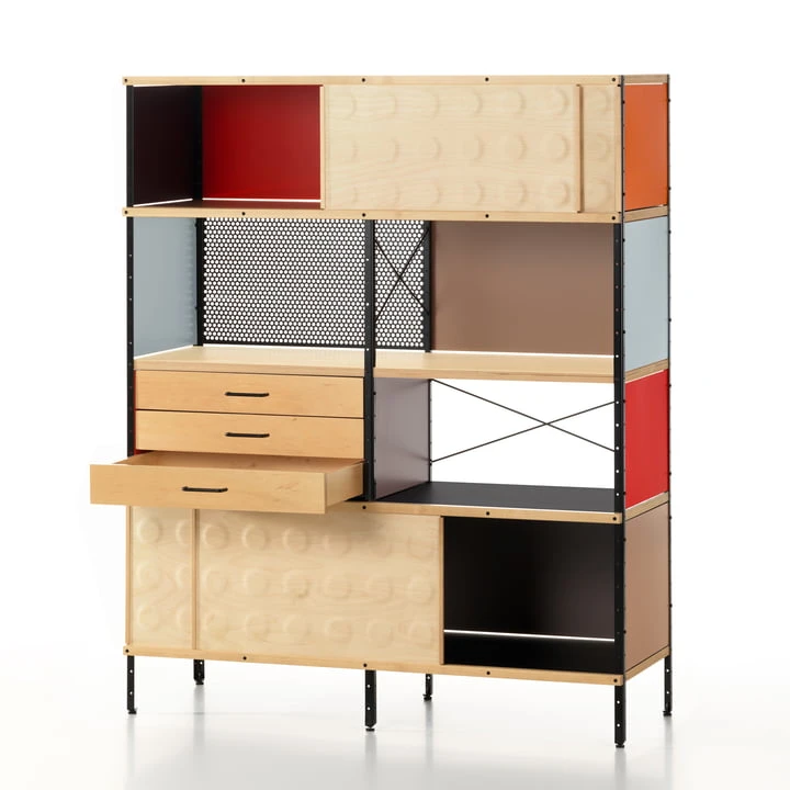 Vitra - Esu Bookcase, Birch / Multicolor - Image 2