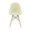 Vitra - Eames Fiberglass Side Chair Dsw, Maple Yellowish / Eames Parchment (felt Glider White)