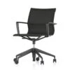 Vitra - Physix Studio Office Swivel Chair, Cover FleeceNet Black, Frame Deep Black, Soft Castors