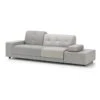 Vitra - Polder Sofa, Armrest Left / Gray (Mix The Pebble Greys 04) (Knopset Light 01)