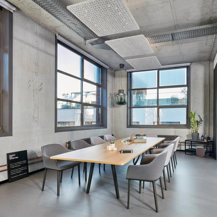 Vitra - Softshell Armchair, Basic Dark / Plano (sierra Gray / Nero), Felt Glides - Image 5