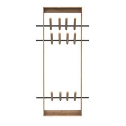 We Do Wood - Coat Frame, Oak / Black