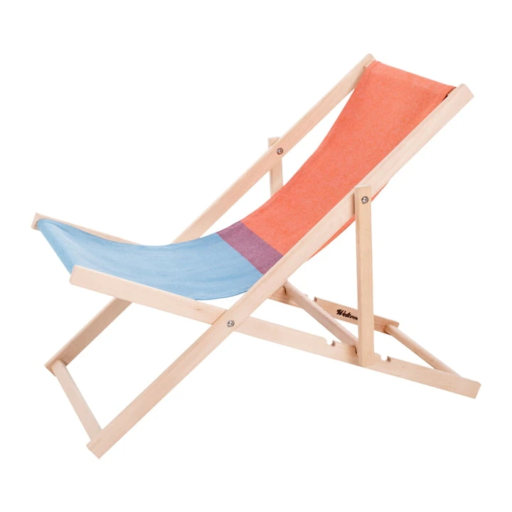 Weltevree - Beach Chair, Red / Blue