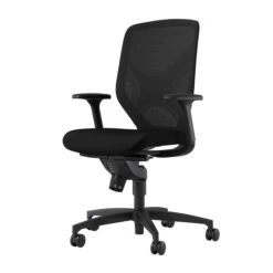 Wilkhahn - IN 184/7 Office Swivel Chair Without Seat Depth Extension, Black (hard Floor)