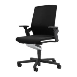 Wilkhahn - 174/7 ON Office Swivel Chair Without Seat Depth Extension, Black (hard Floor)