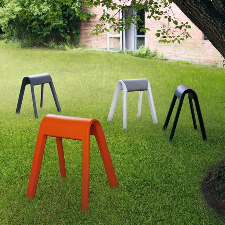 Wilkhahn - Felt Cover For Seat Stand, Light Mottled - Image 5