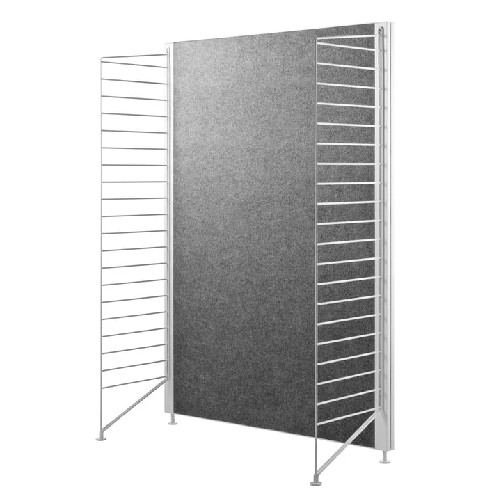 String - Floor Ladder For String (Works) Shelf 115 X 30 Cm (set Of 2), Black - Image 2