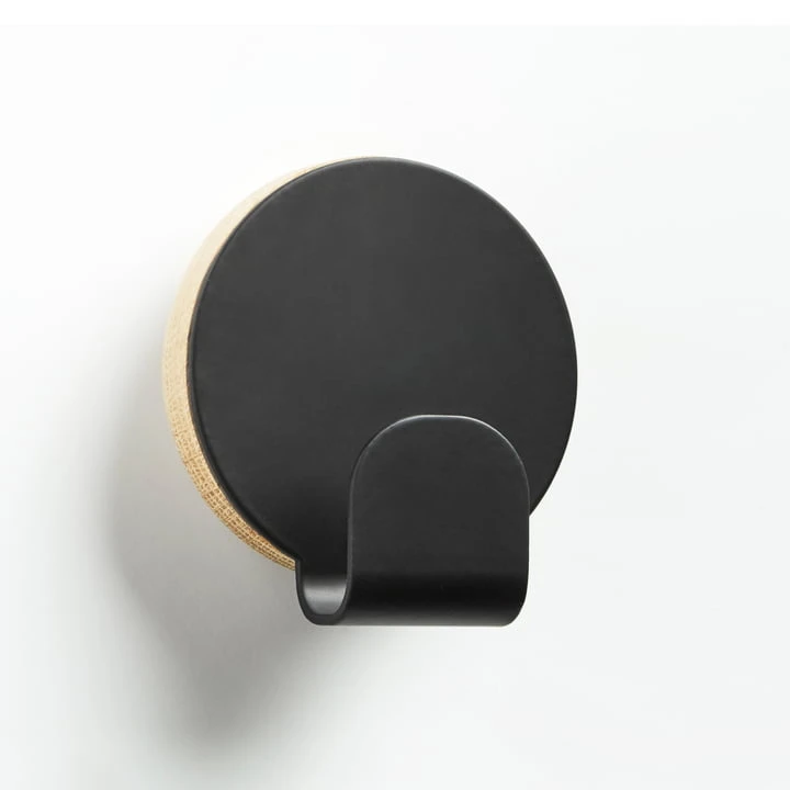 Woud - Haak Coat Hook, Oak / Dark Grey - Image 3