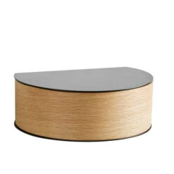 Woud - Wallie Wall Shelf, Oak / Black